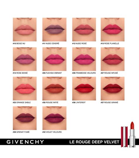 givenchy le rouge lipstick.